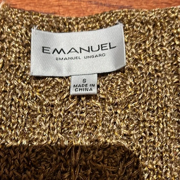 Gold knitted top - Picture 2 of 4